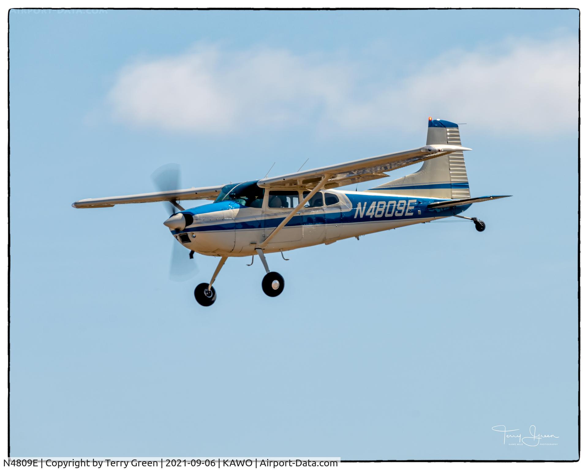 N4809E, 1980 Cessna 180K Skywagon C/N 18053175, KAWO