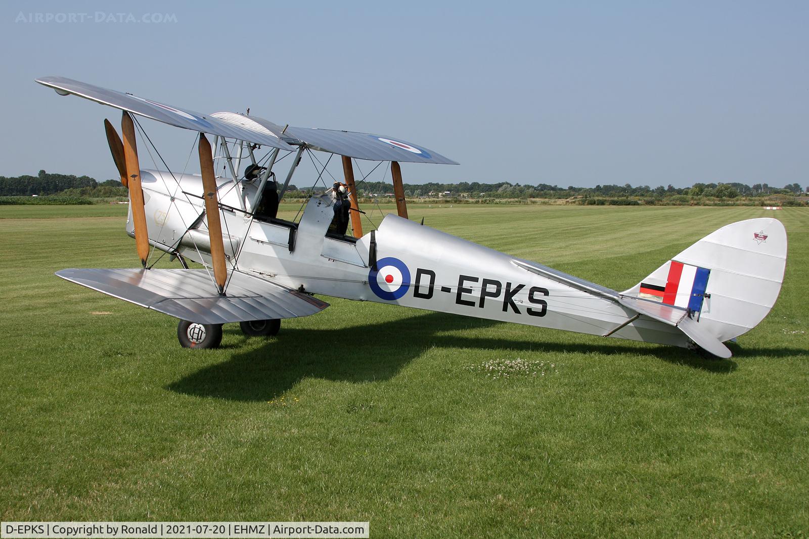 D-EPKS, 1939 De Havilland DH-82A Tiger Moth II C/N 82981, at ehmz