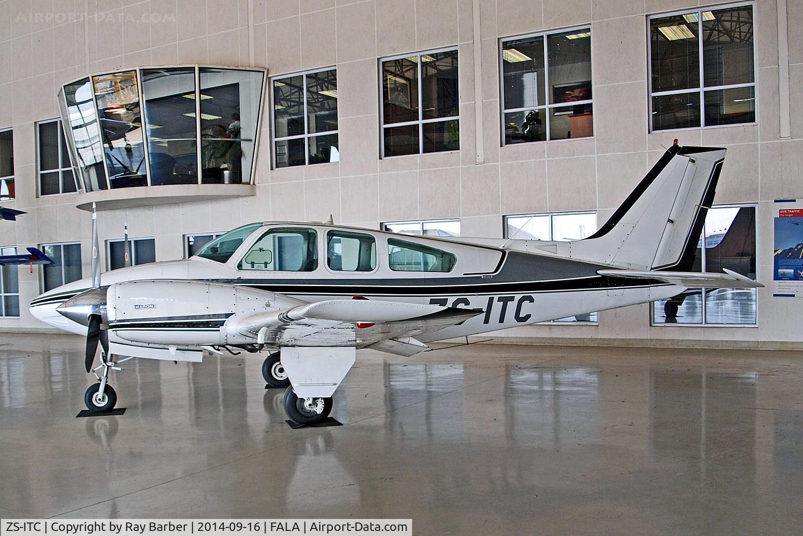 ZS-ITC, Beech 95-B55 Baron Baron C/N TC-1469, ZS-ITC   Beech 95-B55 Baron [TC-1469] Lanseria~ZS 16/09/2014