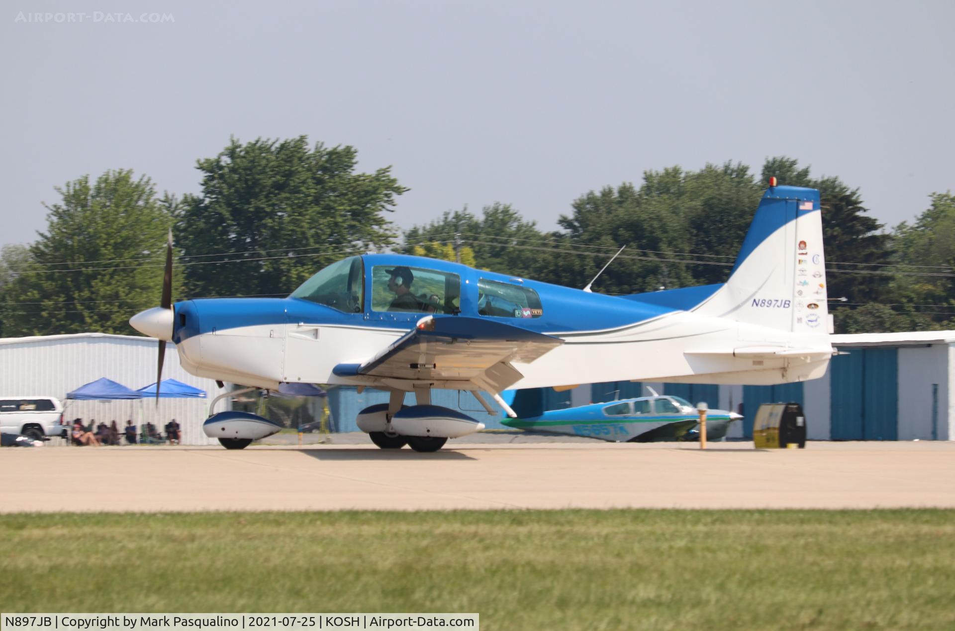 N897JB, 1972 American AA-5 C/N AA5-0153, American AA-5
