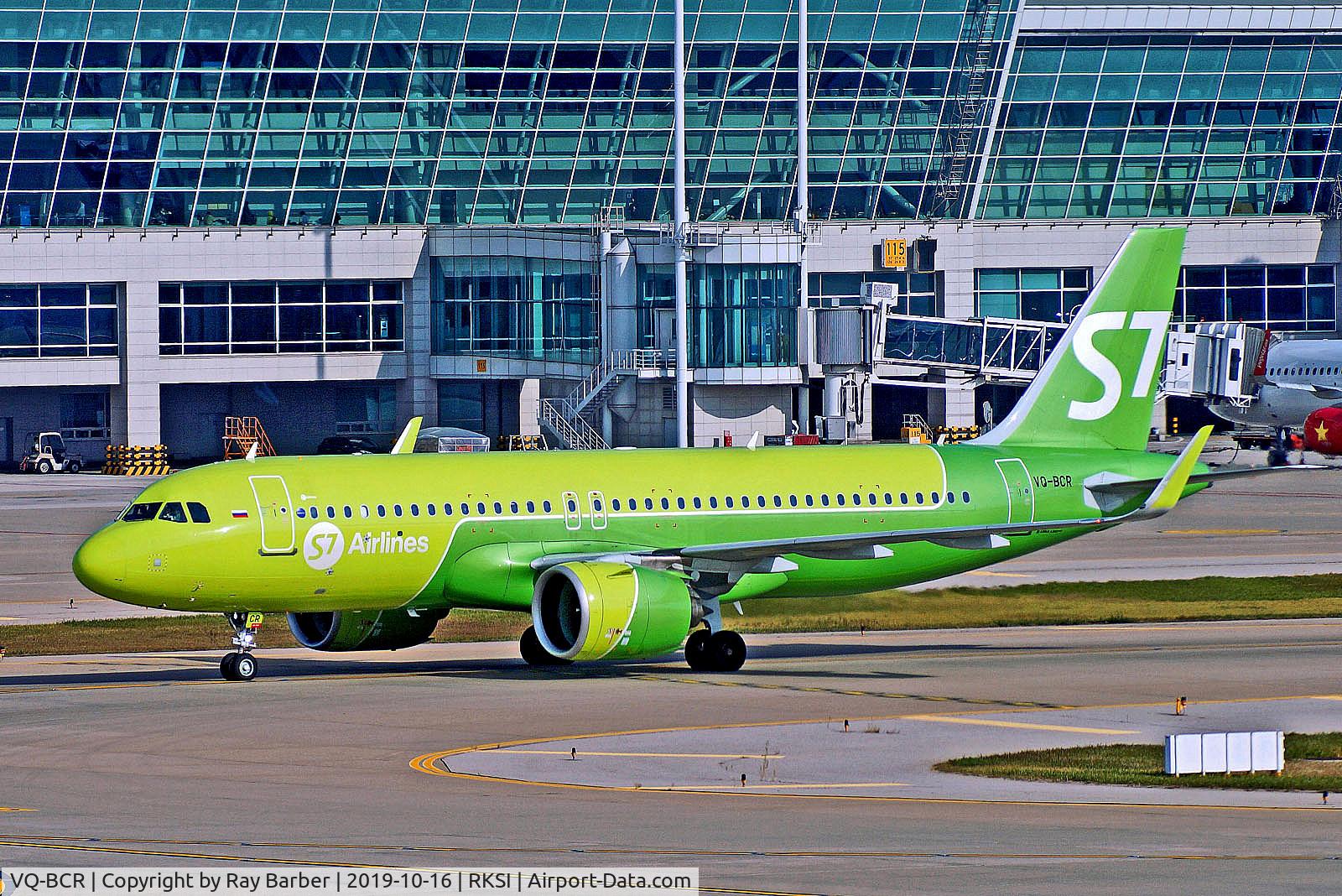 VQ-BCR, 2017 Airbus A320-271N C/N 7812, VQ-BCR   Airbus A320-271N [7812] (S7 Airlines) Seoul-Incheon Int'l~HL 16/10/2019
