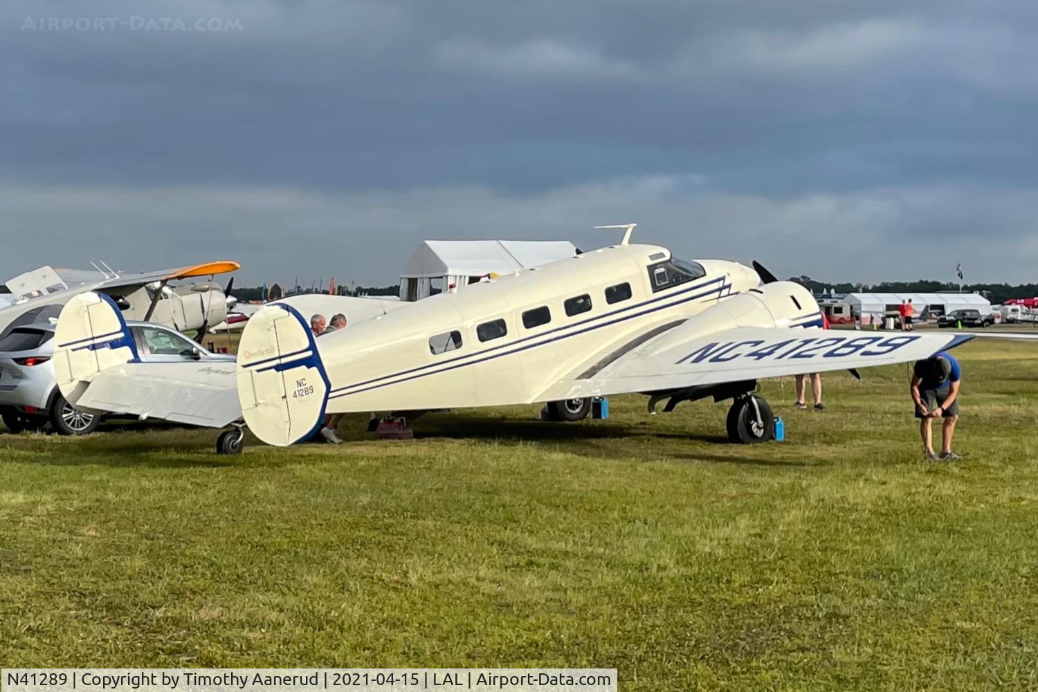 N41289, 1948 Beech D18S C/N A-475, 1948 Beech D18S, c/n: A-475, Sun-n-Fun 2021