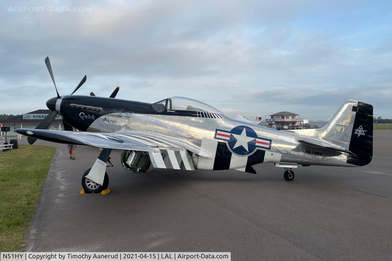 N51HY, 1944 North American P-51D Mustang C/N 124-48192, 1944 North American P-51D Mustang, c/n: 45-11439, Sun-n-Fun 2021