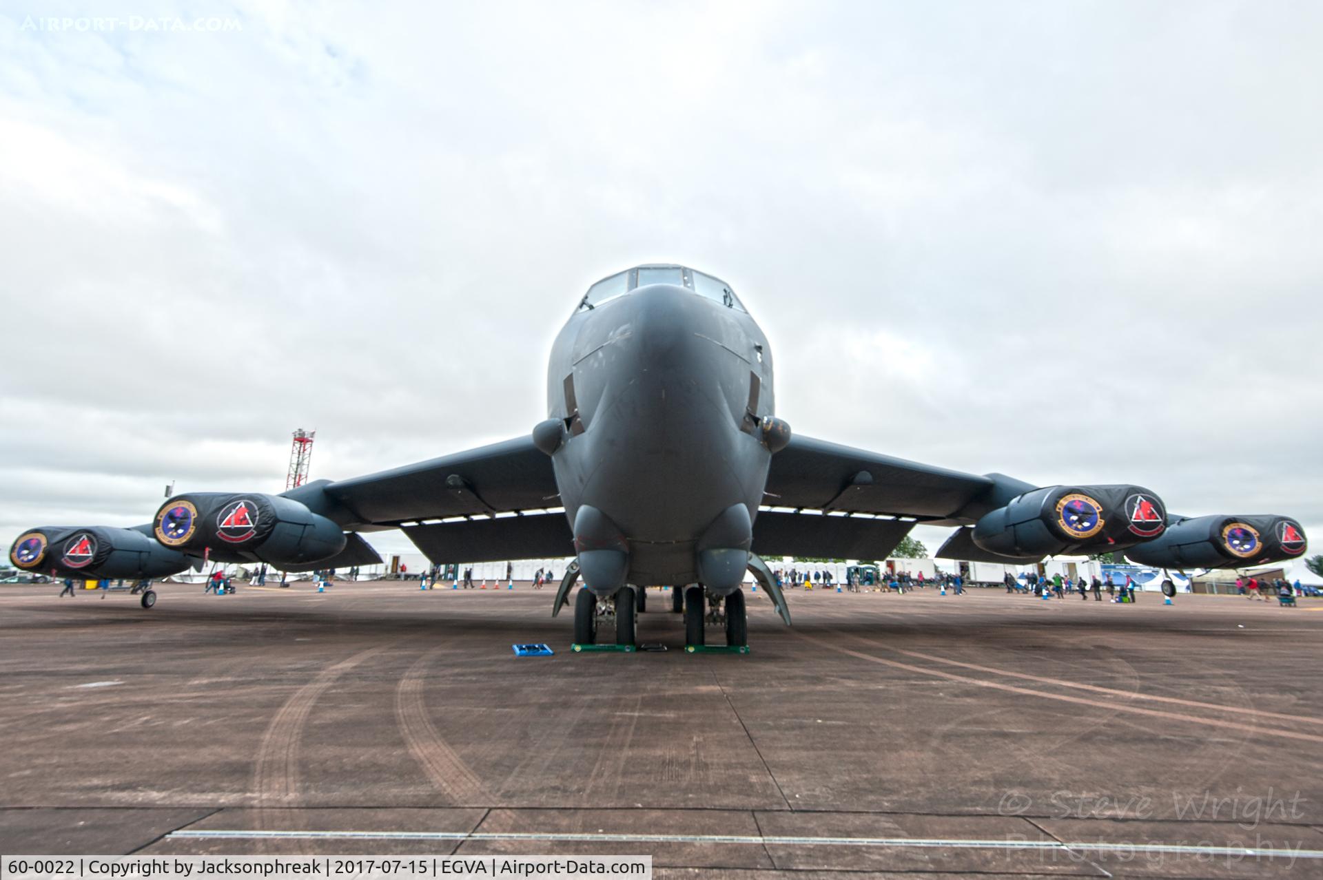 60-0022, 1960 Boeing B-52H Stratofortress C/N 464387, RIAT 2017 RAF Fairford UK