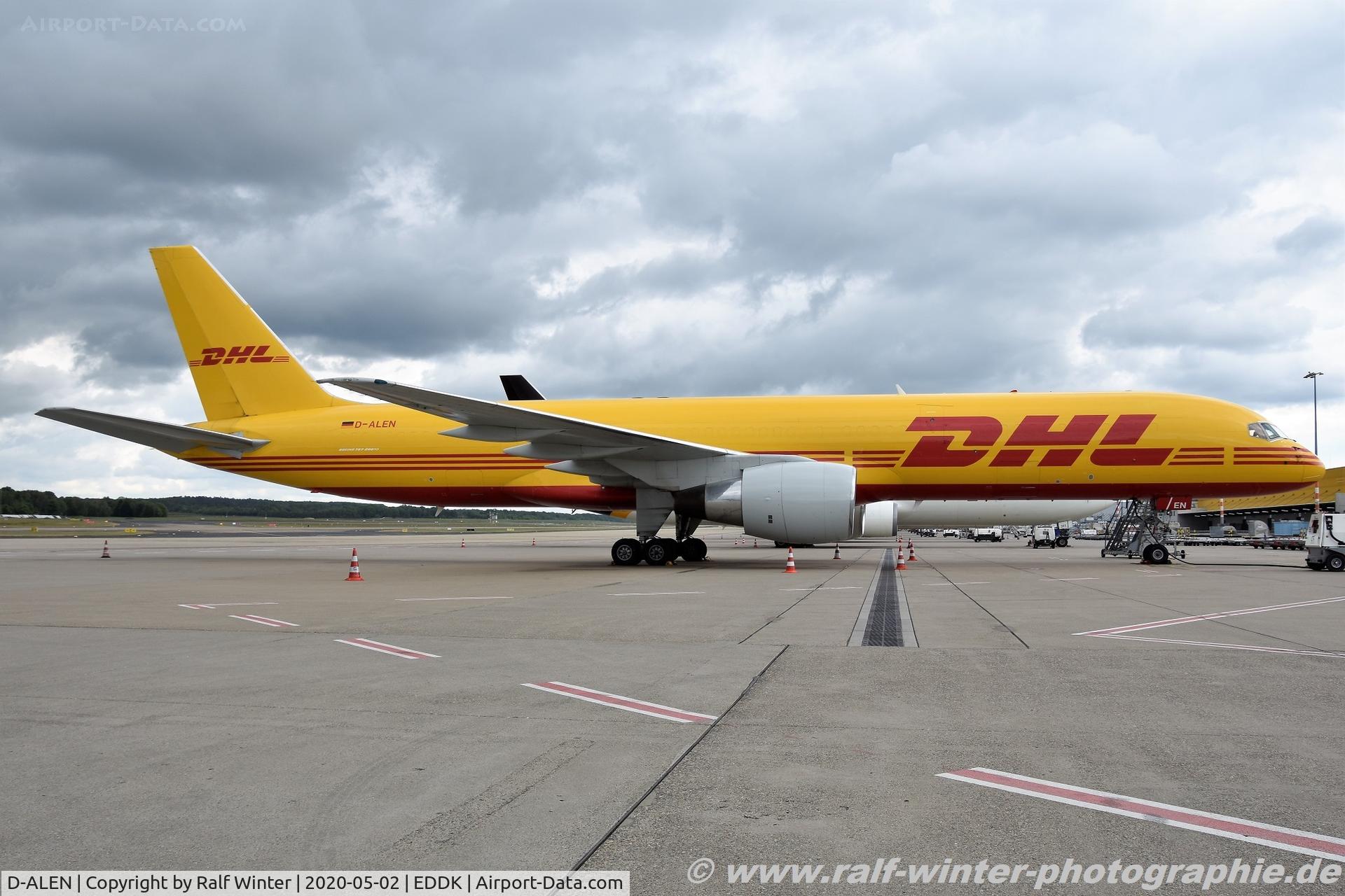 D-ALEN, 1998 Boeing 757-2Q8/PCF C/N 29380, Boeing 757-2Q8 - QY BCS EAT Leipzig 29380 - D-ALEN - 02.05.2020 - CGN