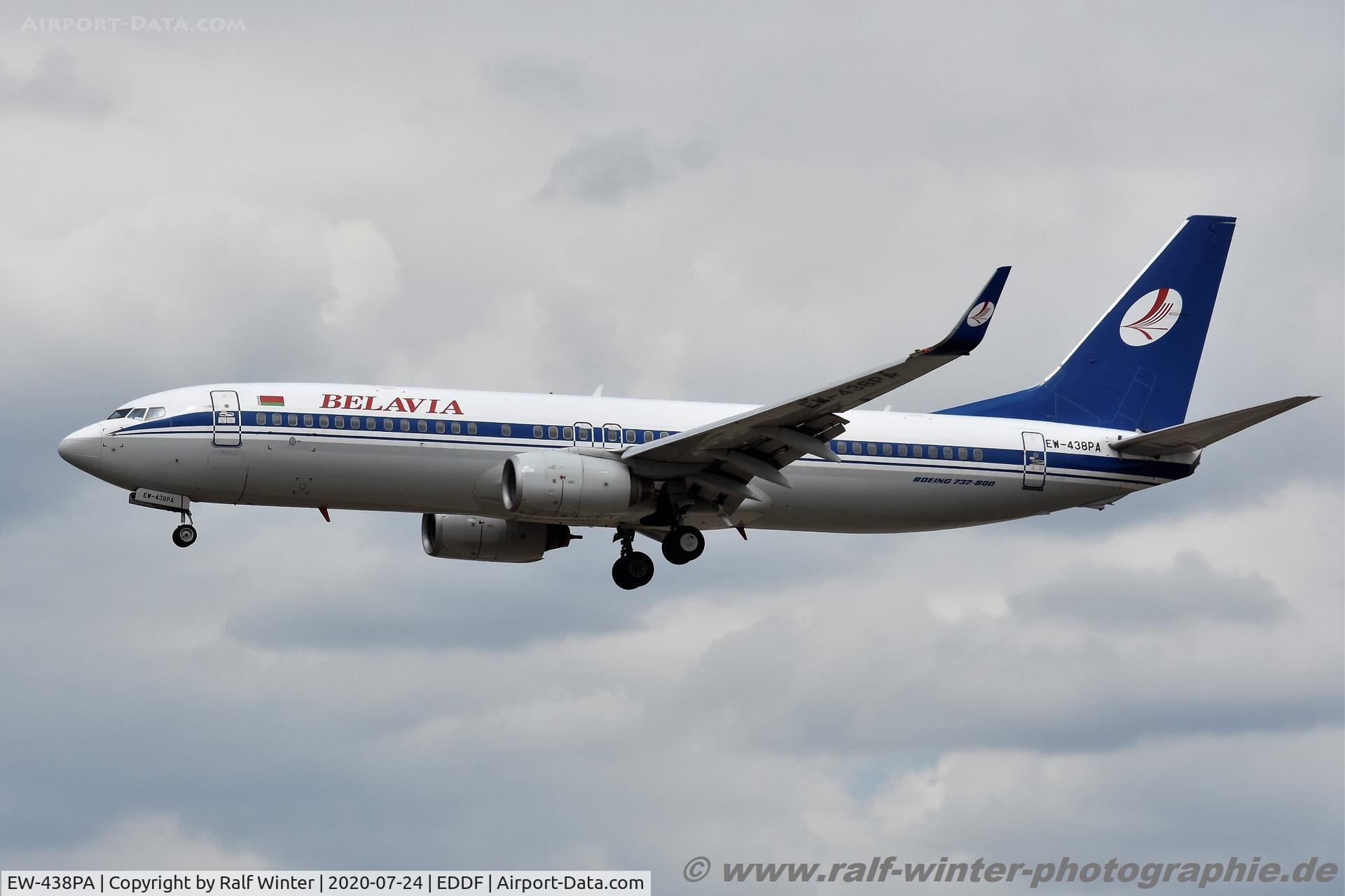 EW-438PA, 2003 Boeing 737-86Q C/N 30286, Boeing 737-86Q(W) - B2 BRU Belavia - 30286 - EW-438PA - 24.07.2020 - FRA
