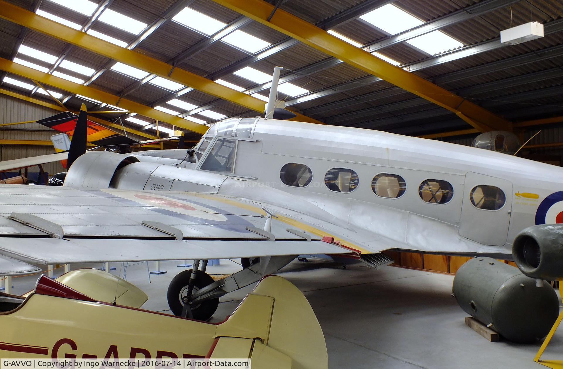 G-AVVO, Avro 652A Anson C.19 Srs 2 C/N 34219, Avro 652A Anson C19 Srs2 at the Newark Air Museum