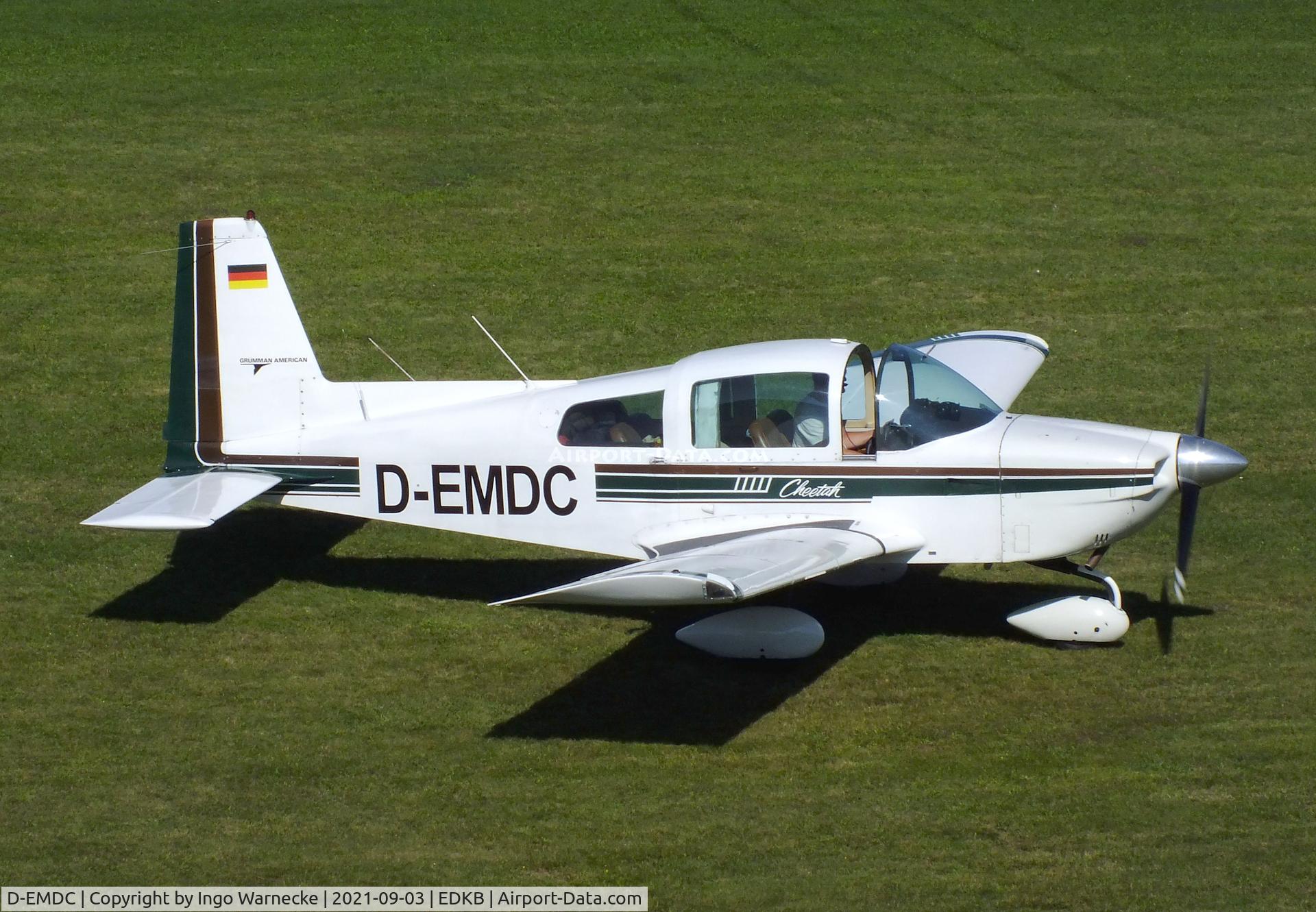 D-EMDC, Grumman American AA-5A Cheetah C/N AA05-0045, Grumman American AA-5A Cheetah at the 2021 Grumman Fly-in at Bonn-Hangelar airfield