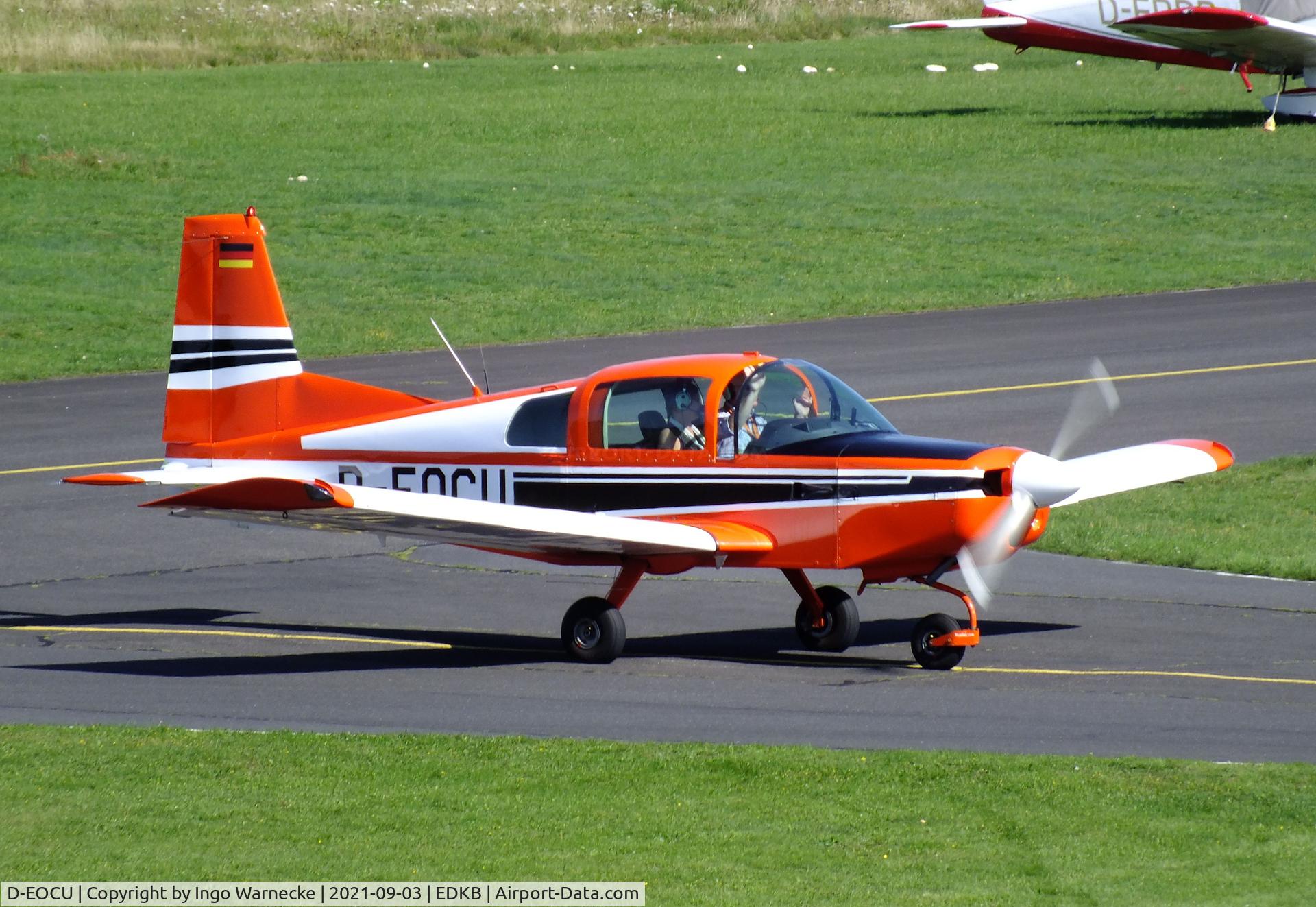 D-EOCU, American Aviation AA-5 Traveler C/N AA5-0018, American Aviation AA-5 Traveler at the 2021 Grumman Fly-in at Bonn-Hangelar airfield