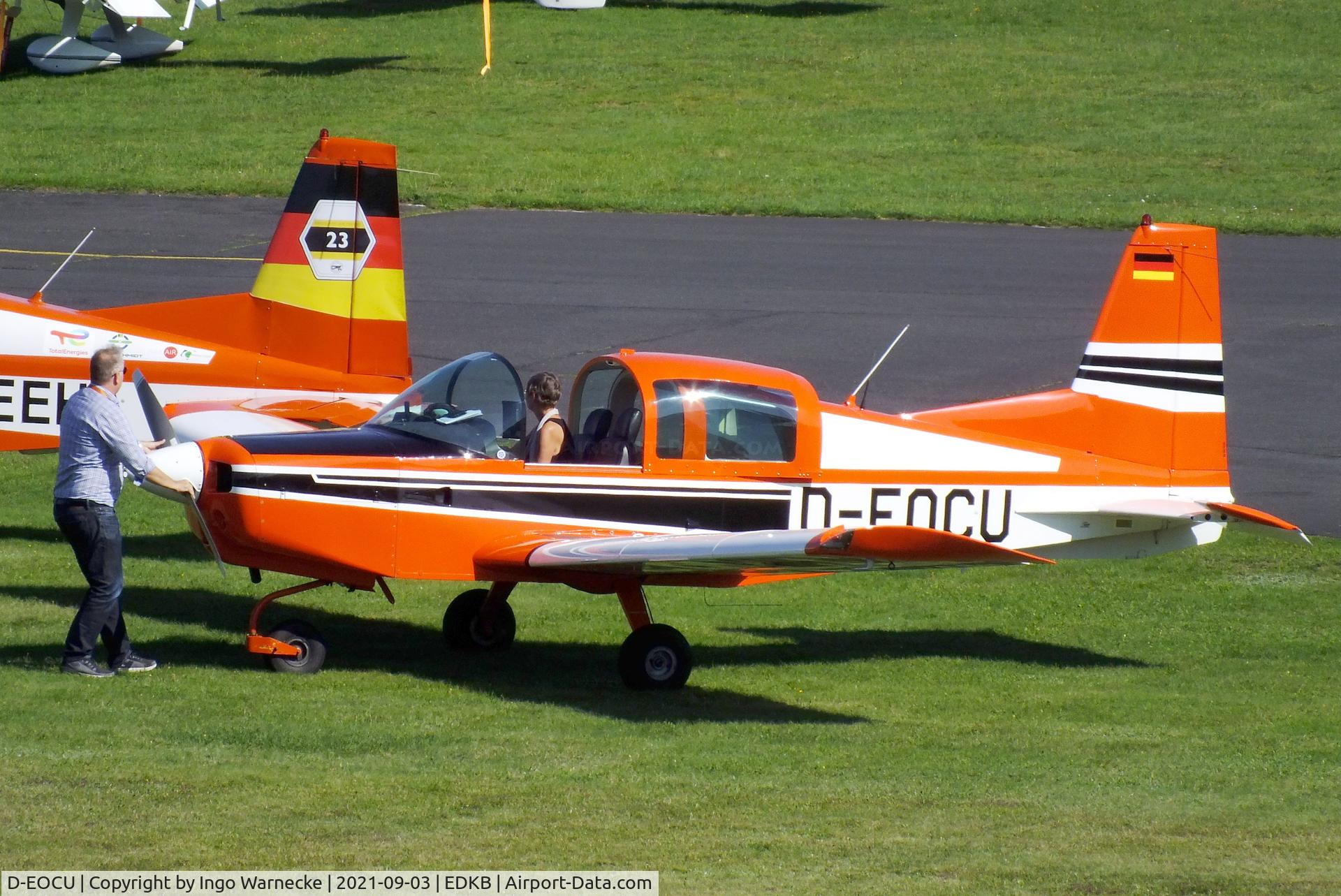 D-EOCU, American Aviation AA-5 Traveler C/N AA5-0018, American Aviation AA-5 Traveler at the 2021 Grumman Fly-in at Bonn-Hangelar airfield