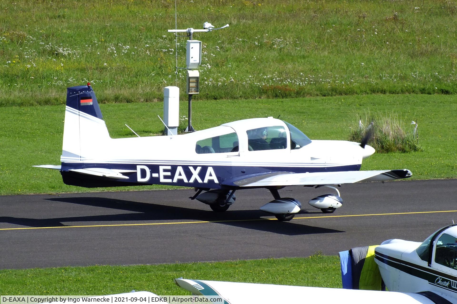 D-EAXA, American Aviation AA-5 Traveler C/N AA5-0497, Grumman American AA-5 Traveler at the 2021 Grumman Fly-in at Bonn-Hangelar airfield