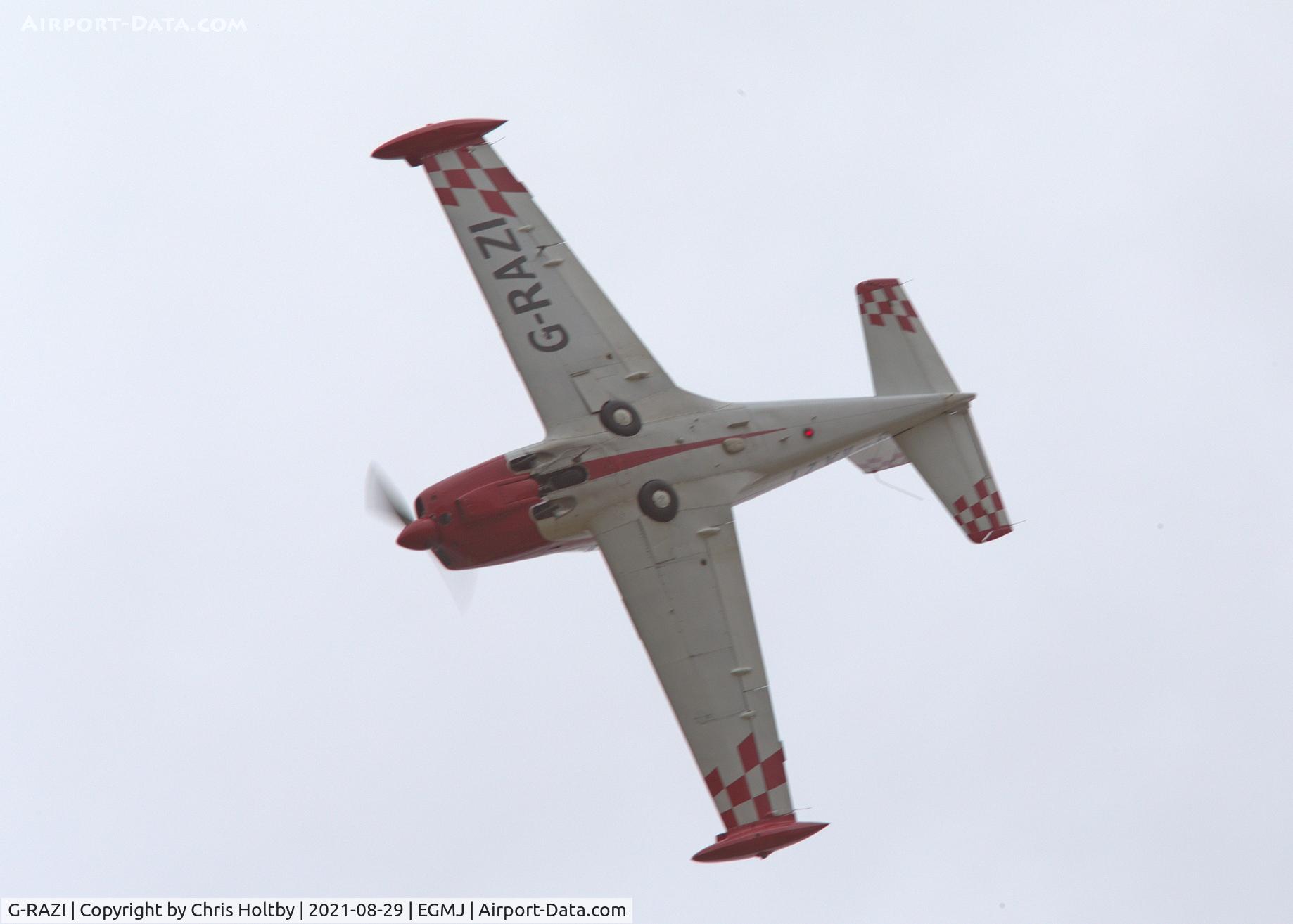 G-RAZI, 1966 SIAI-Marchetti F-260 C/N 102, Solo display at Little Gransden Airshow 2021