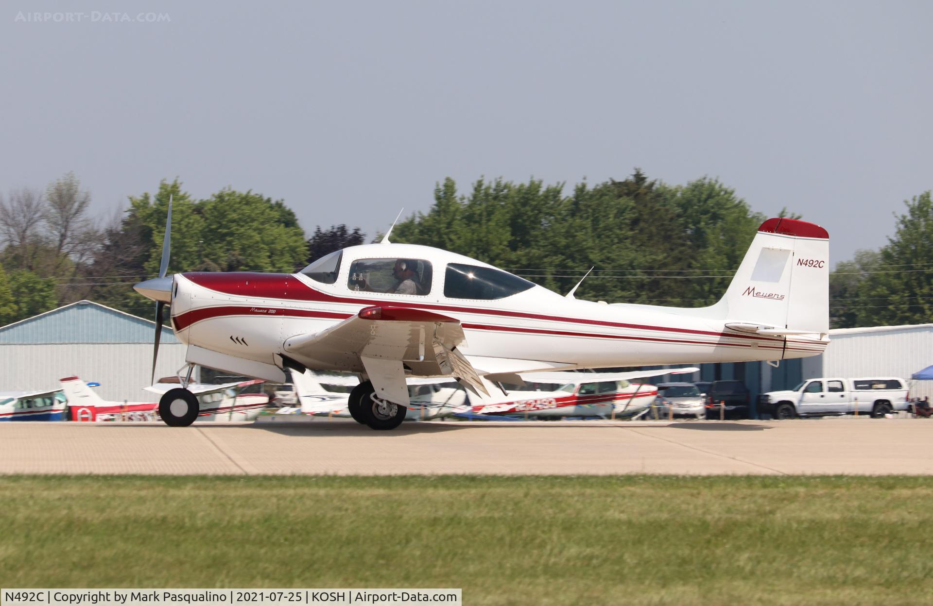 N492C, 1959 Meyers Industries Inc 200A C/N 256, Meyers 200A