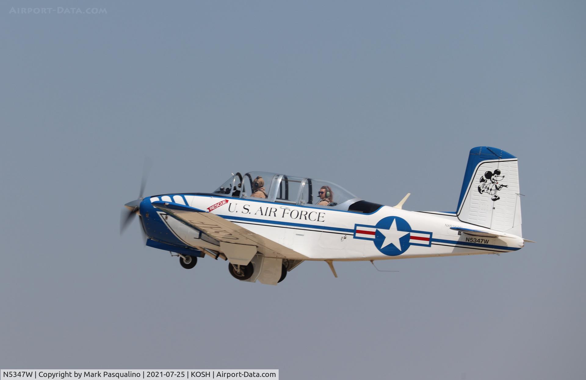 N5347W, 1955 Beech T-34A (A45) Mentor Mentor C/N G-275, Beech T-34A