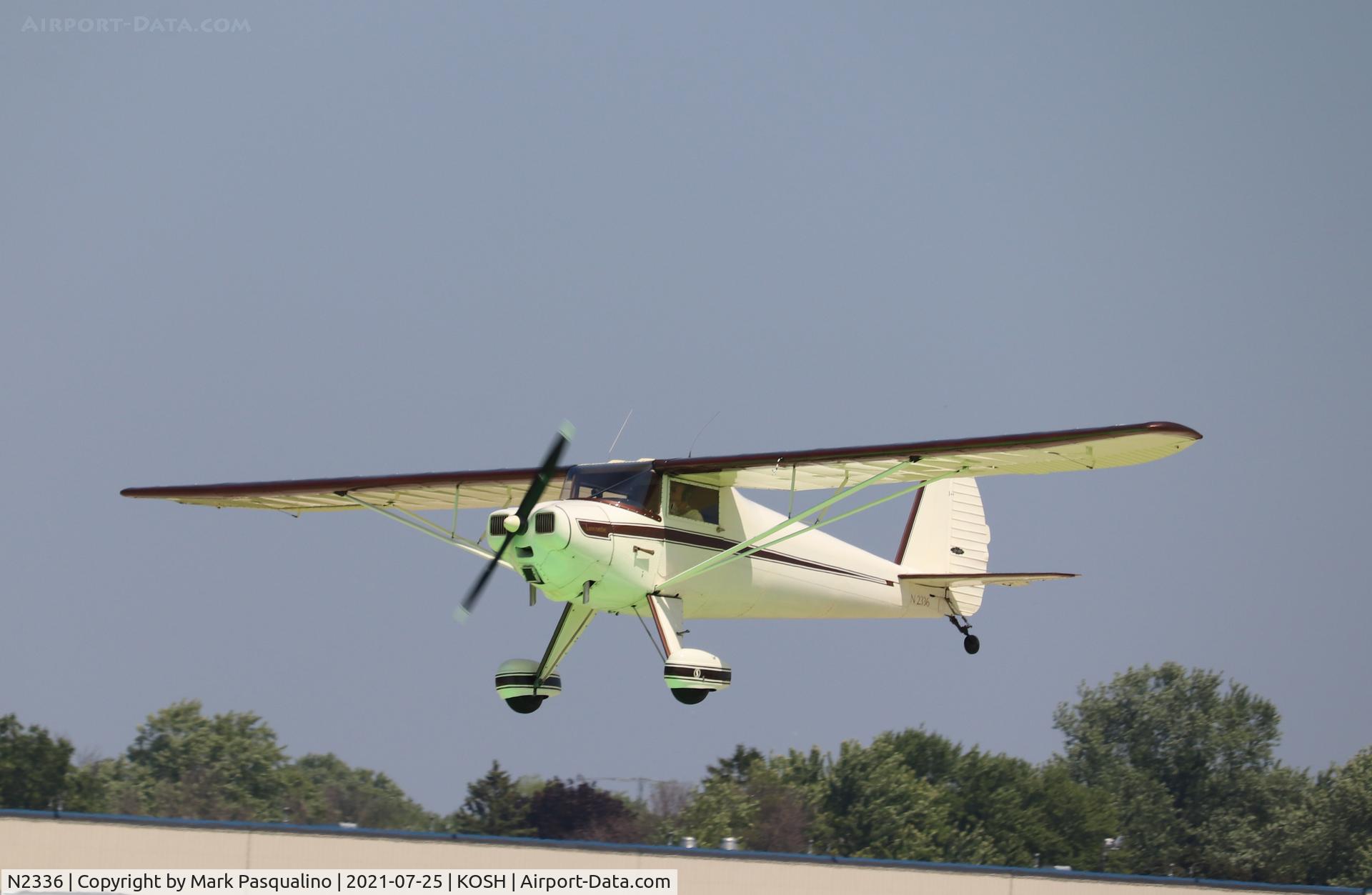 N2336, 1938 Luscombe 8A Silvaire C/N 812, Luscombe 8A