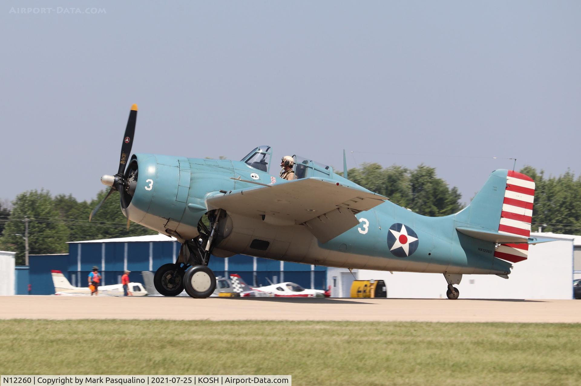 N12260, 1943 Grumman F4F-3 Wildcat C/N 12260, Grumman F4F-3