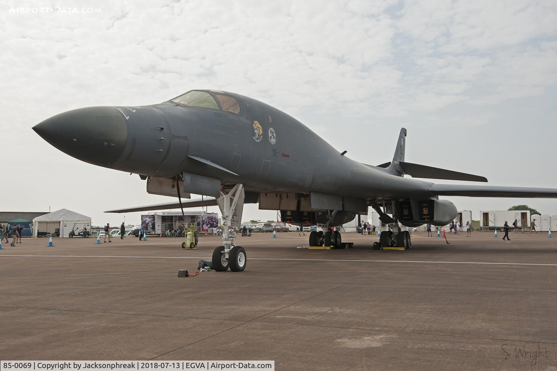 85-0069, 1985 Rockwell B-1B Lancer C/N 29, RIAT 2018 RAF Fairford UK