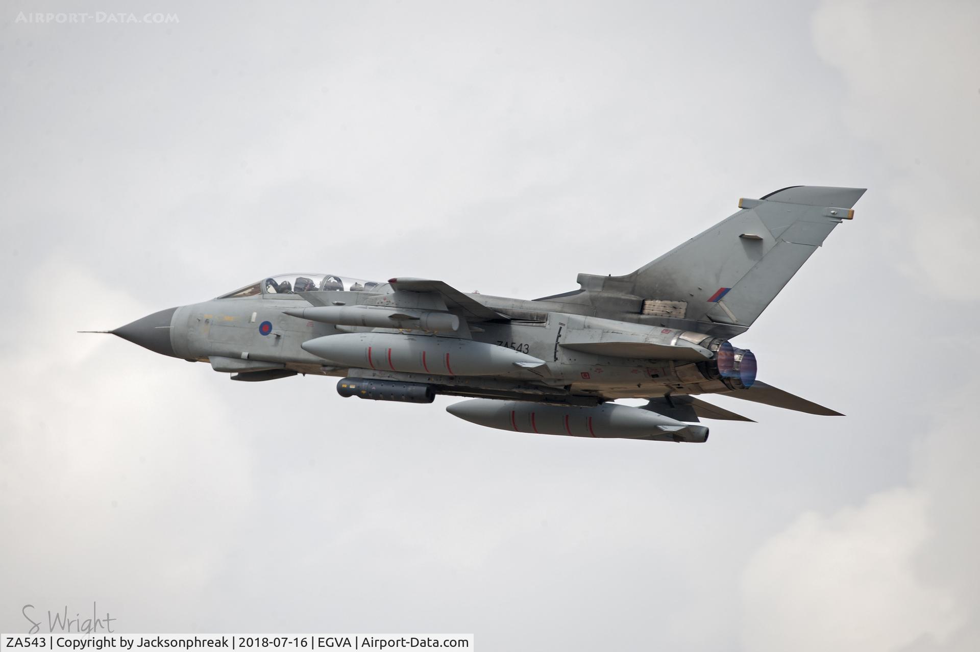 ZA543, 1981 Panavia Tornado GR.4 C/N 052/BS013/3027, RIAT 2018 RAF Fairford UK