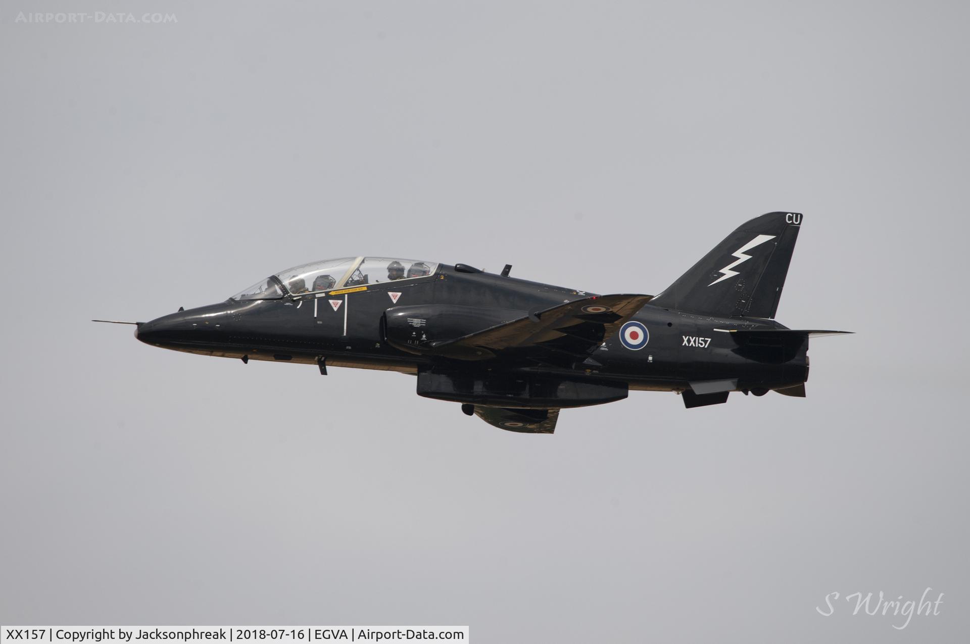 XX157, 1979 Hawker Siddeley Hawk T.1A C/N 003/312003, RIAT 2018 RAF Fairford UK