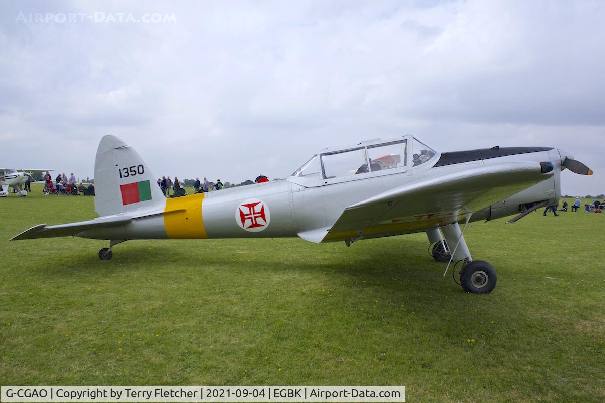 G-CGAO, 1958 OGMA DHC-1 Chipmunk T.20 C/N OGMA-40, At LAA National Fly-In at Sywell