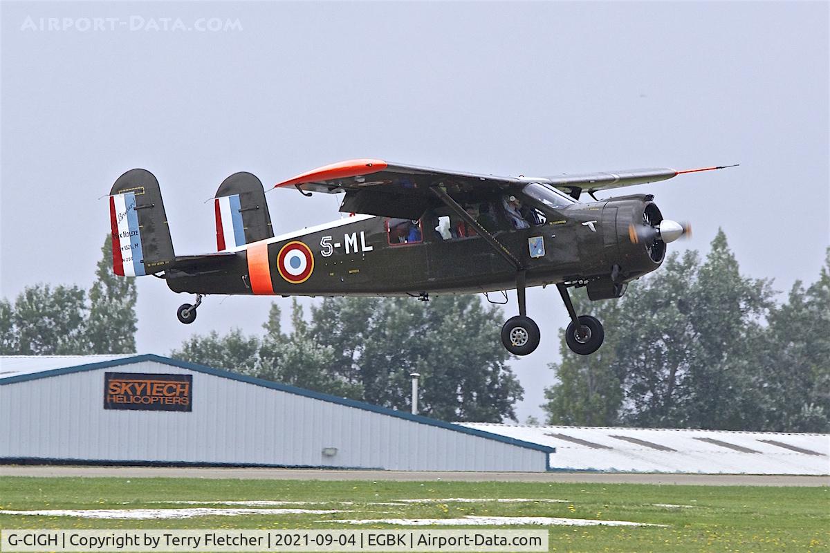 G-CIGH, 1960 Max Holste MH.1521M Broussard C/N 255, At LAA National Fly-In at sywell