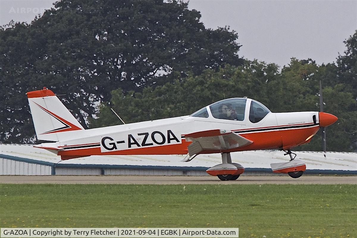 G-AZOA, 1972 Bolkow Bo-209 Monsun C/N 183, At LAA National Rally at Sywell