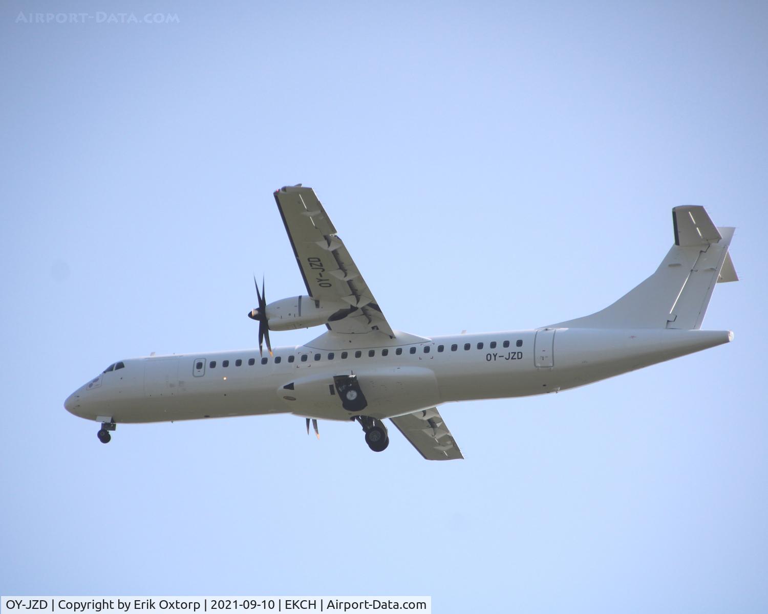 OY-JZD, 2013 ATR 72-600 (72-212A) C/N 1131, OY-JZD landing rw 04R