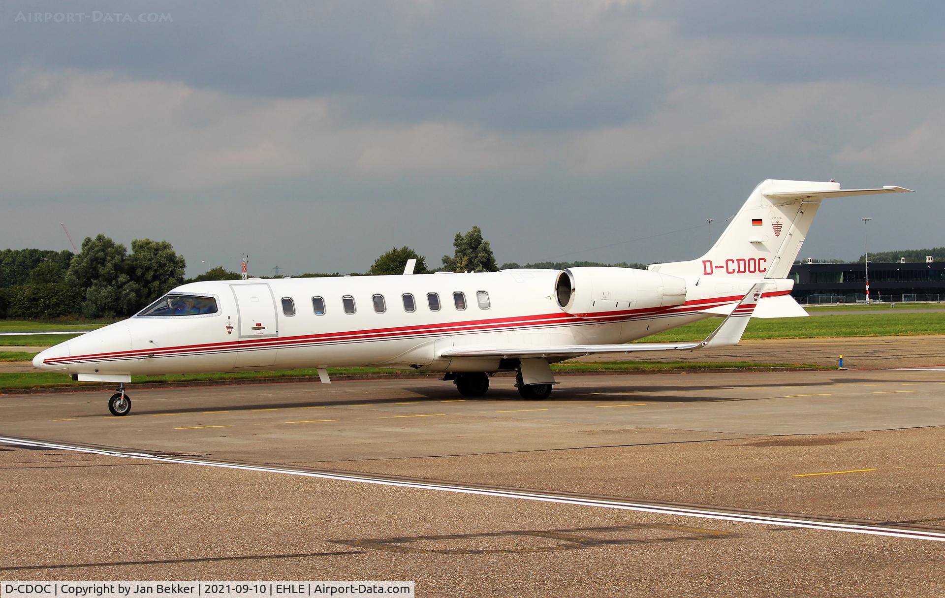 D-CDOC, 1998 Learjet 45 C/N 45-018, Lelystad Airport. Ambulance flight