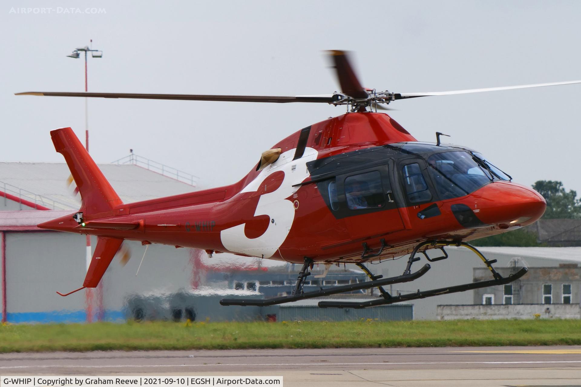 G-WHIP, 2020 AgustaWestland AW-119 MKII Koala Koala C/N 14962, Landing at Norwich.