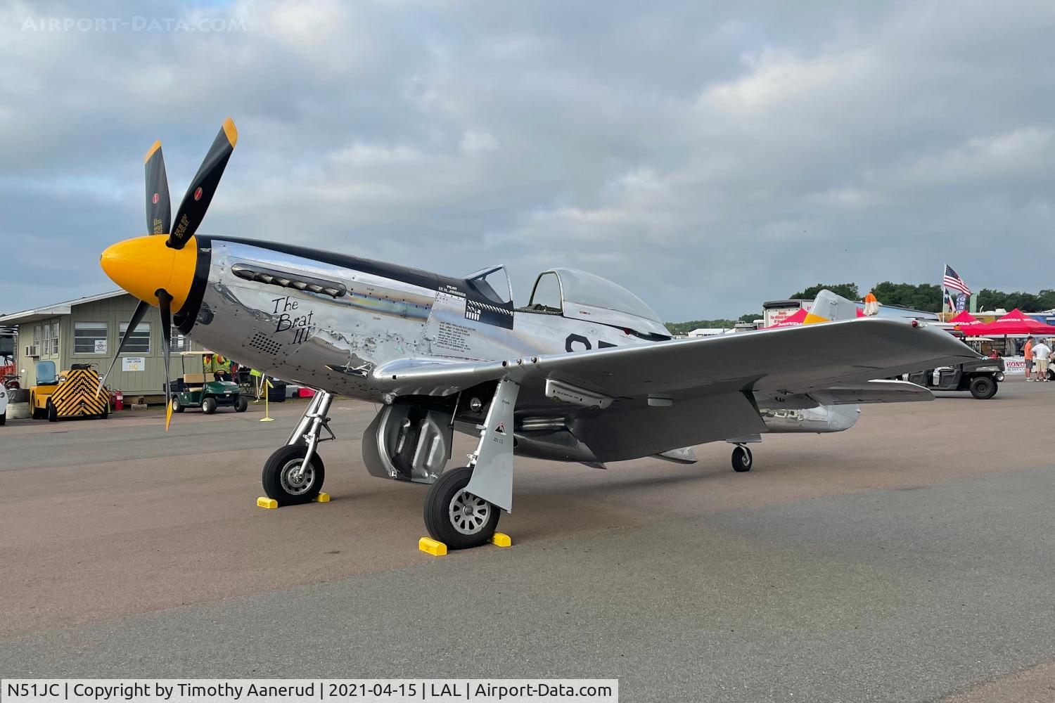 N51JC, 1944 North American P-51D Mustang C/N 122-38798, 1944 North American P-51D Mustang, c/n: 122-38798, Sun-n-Fun 2021