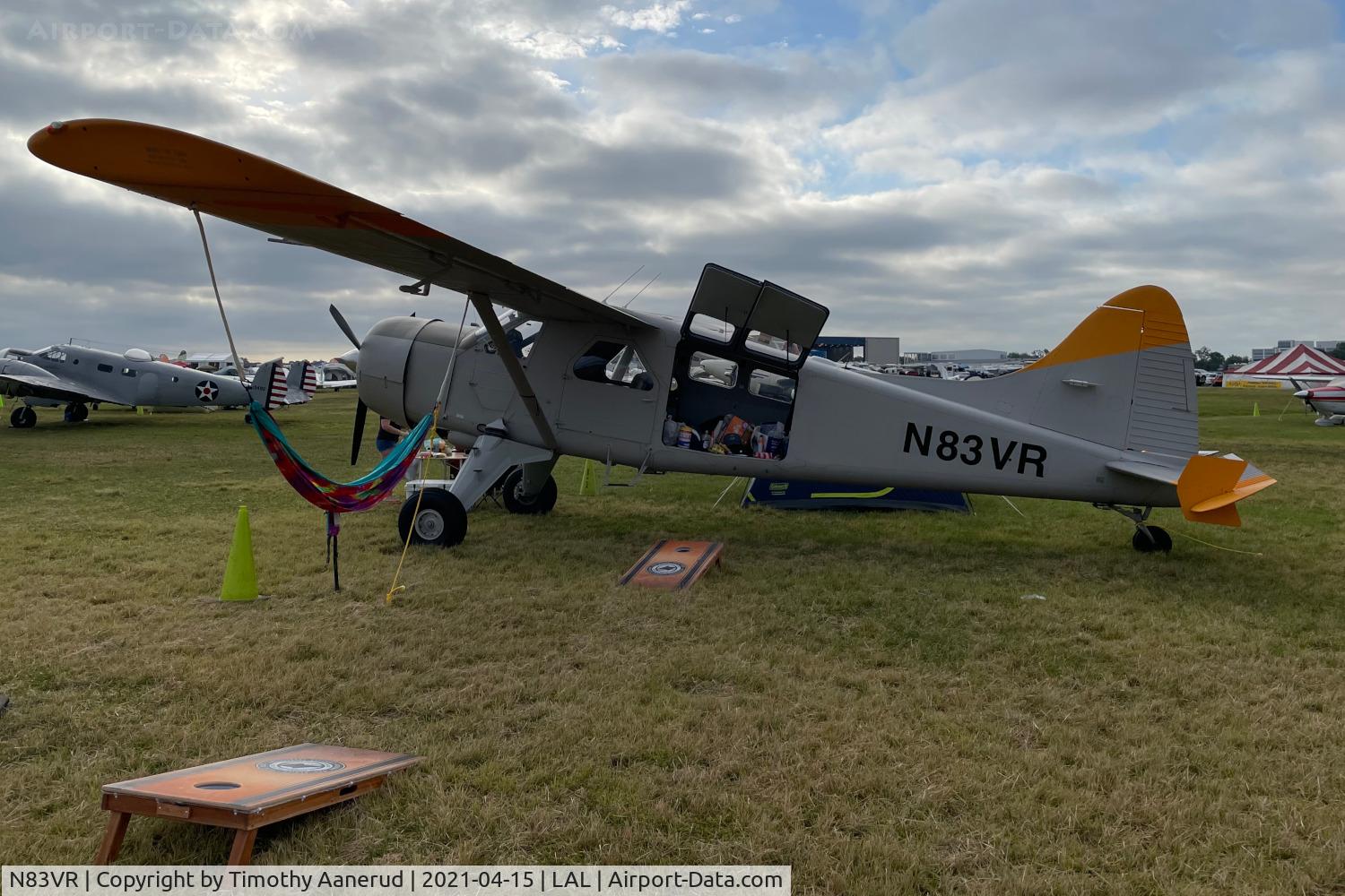 N83VR, De Havilland DHC-2 Beaver Mk.1 (L20A) C/N 1613, De Havilland DHC-2 Beaver Mk.1 (L20A), c/n: 1613, Sun-n-Fun 2021