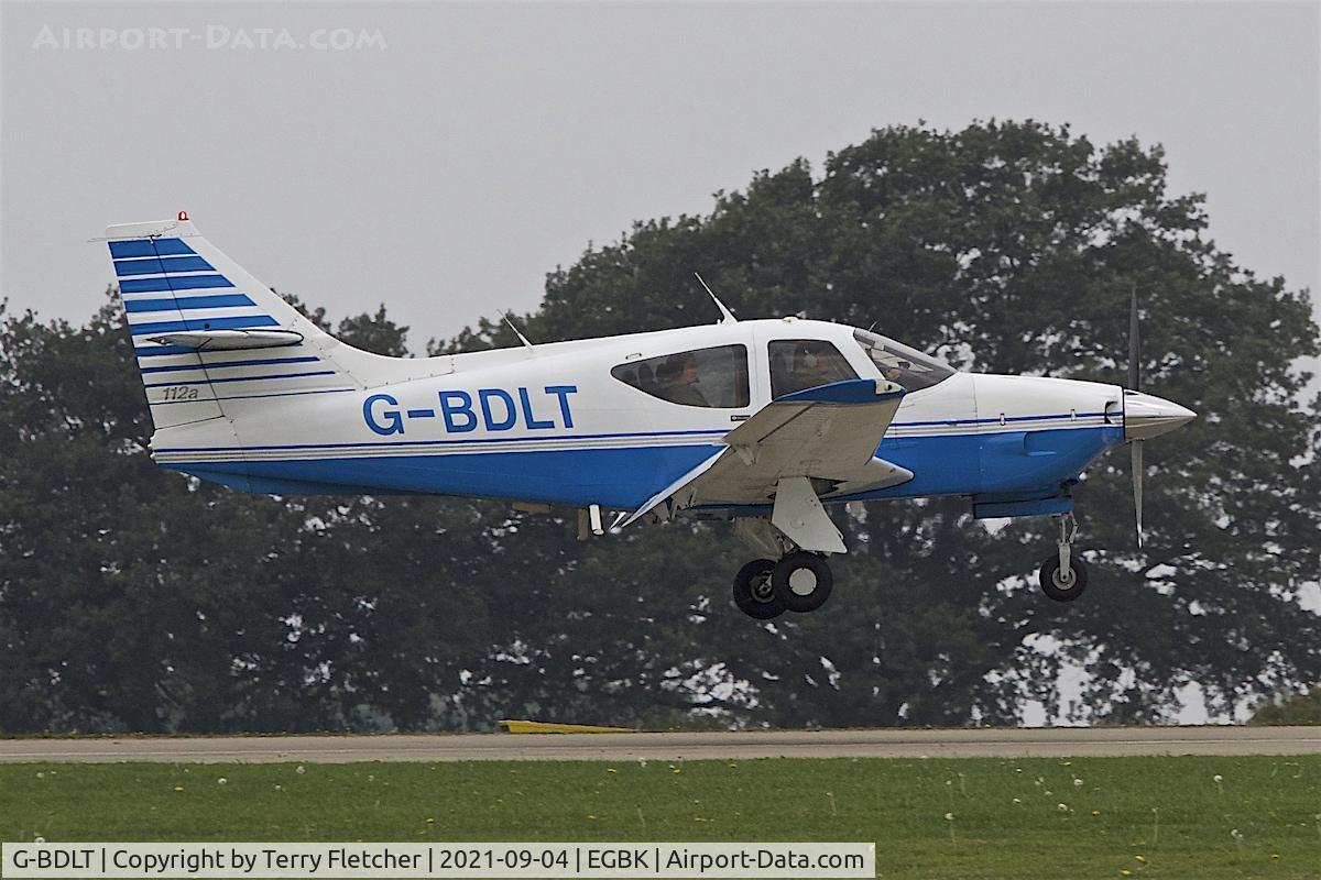 G-BDLT, 1975 Rockwell International 112 Commander C/N 363, At LAA National Fly-In at Sywell