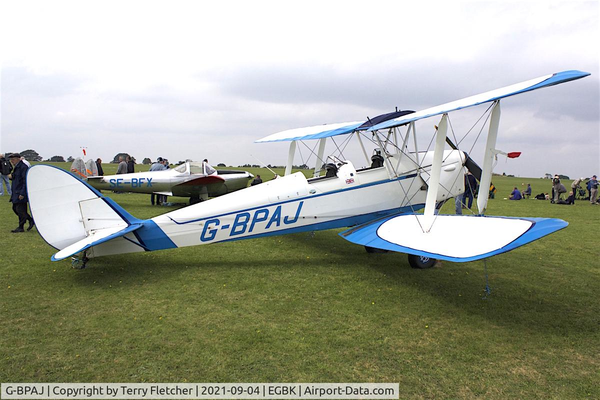 G-BPAJ, 1940 De Havilland DH-82A Tiger Moth II C/N 83472, At LAA National Fly-In at Sywell