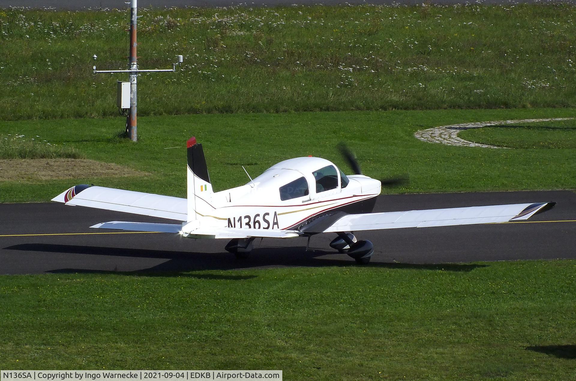 N136SA, 1993 American General AG-5B Tiger C/N 10164, Grumman American (American General) AG-5B Tiger (AA-5B) at the 2021 Grumman Fly-in at Bonn-Hangelar airfield