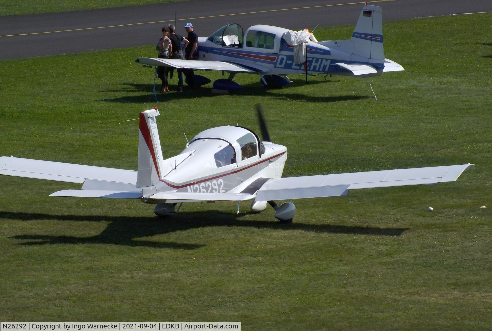 N26292, 1977 Grumman American AA-5A Cheetah C/N AA5A0508, Grumman American AA-5A Cheetah at the 2021 Grumman Fly-in at Bonn-Hangelar airfield