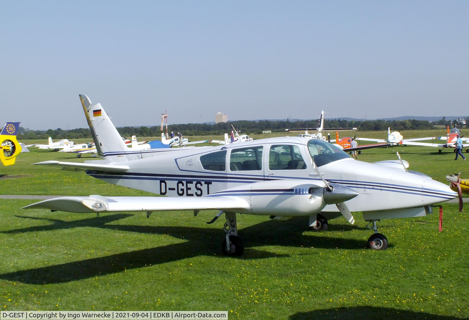 D-GEST, 1979 Grumman American GA-7 Cougar C/N GA7-0102, Grumman American GA-7 Cougar at the 2021 Grumman Fly-in at Bonn-Hangelar airfield
