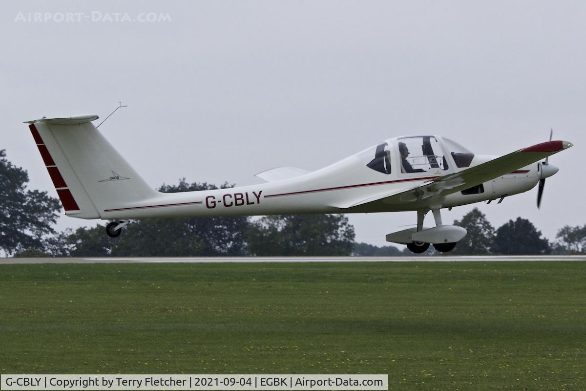 G-CBLY, 1985 Grob G-109B C/N 6403, At LAA National Fly-In at Sywell