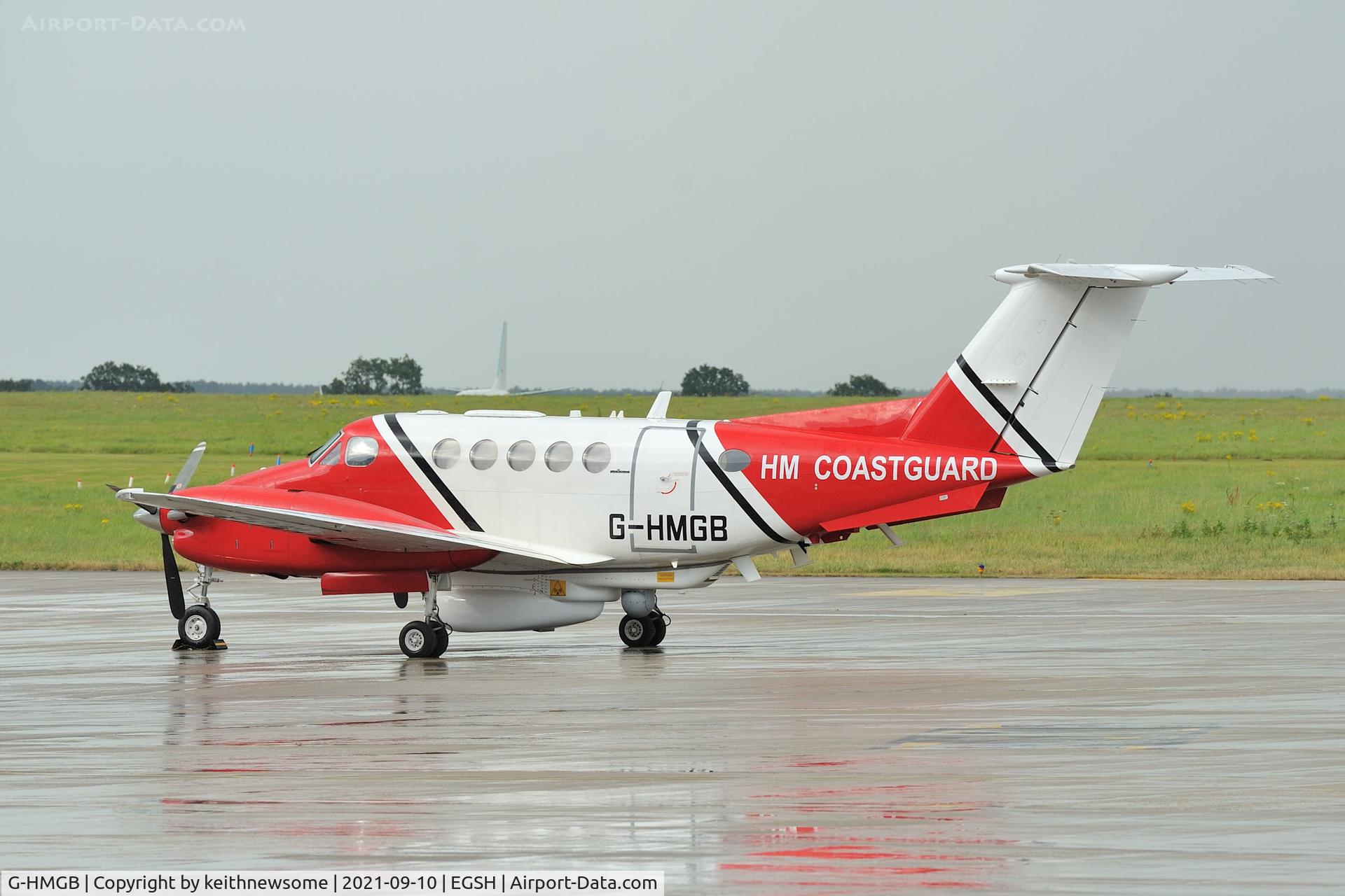 G-HMGB, 1980 Beech 200 Super King Air C/N BB-752, Parked at Norwich.