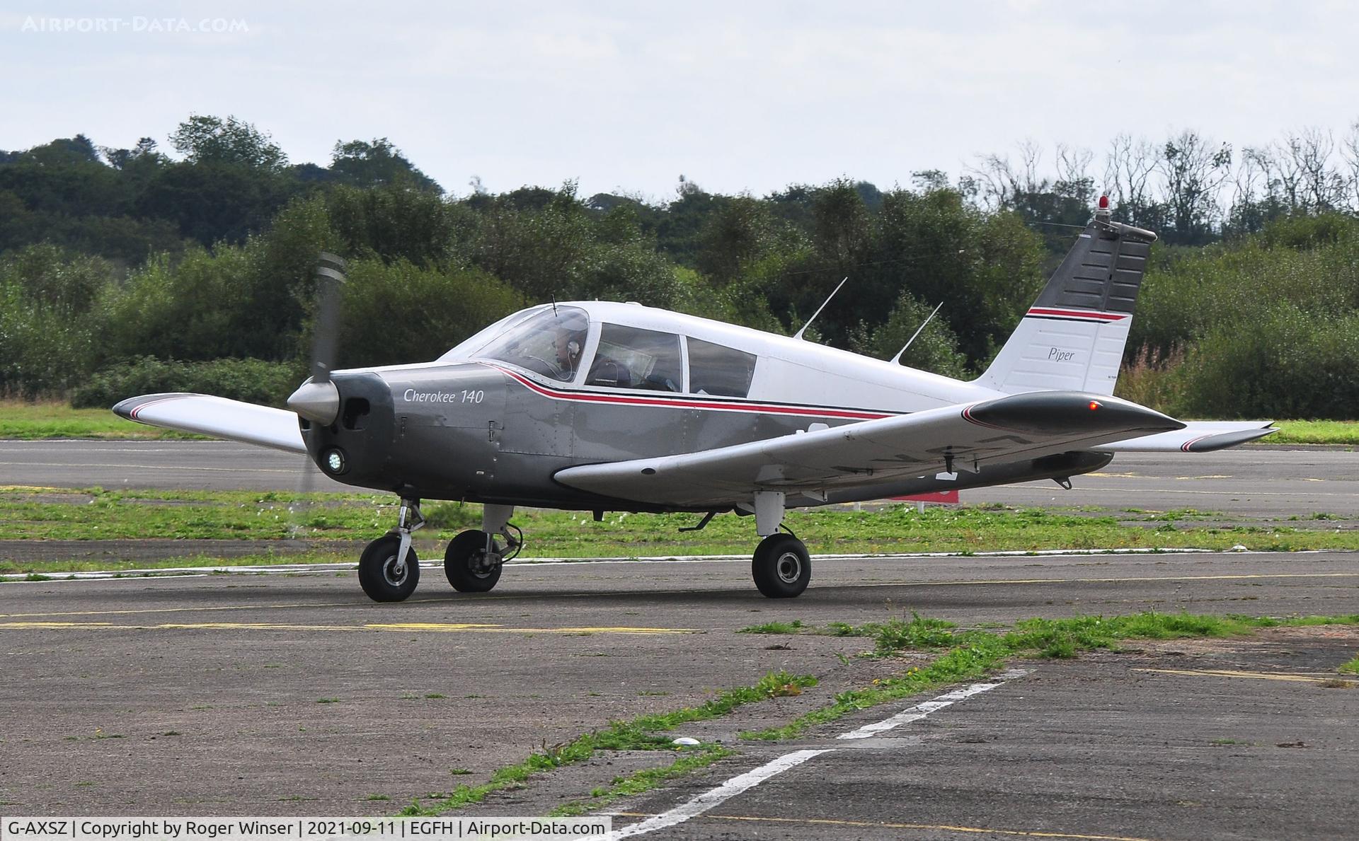 G-AXSZ, 1969 Piper PA-28-140 Cherokee C/N 28-26188, Visiting Cherokee.