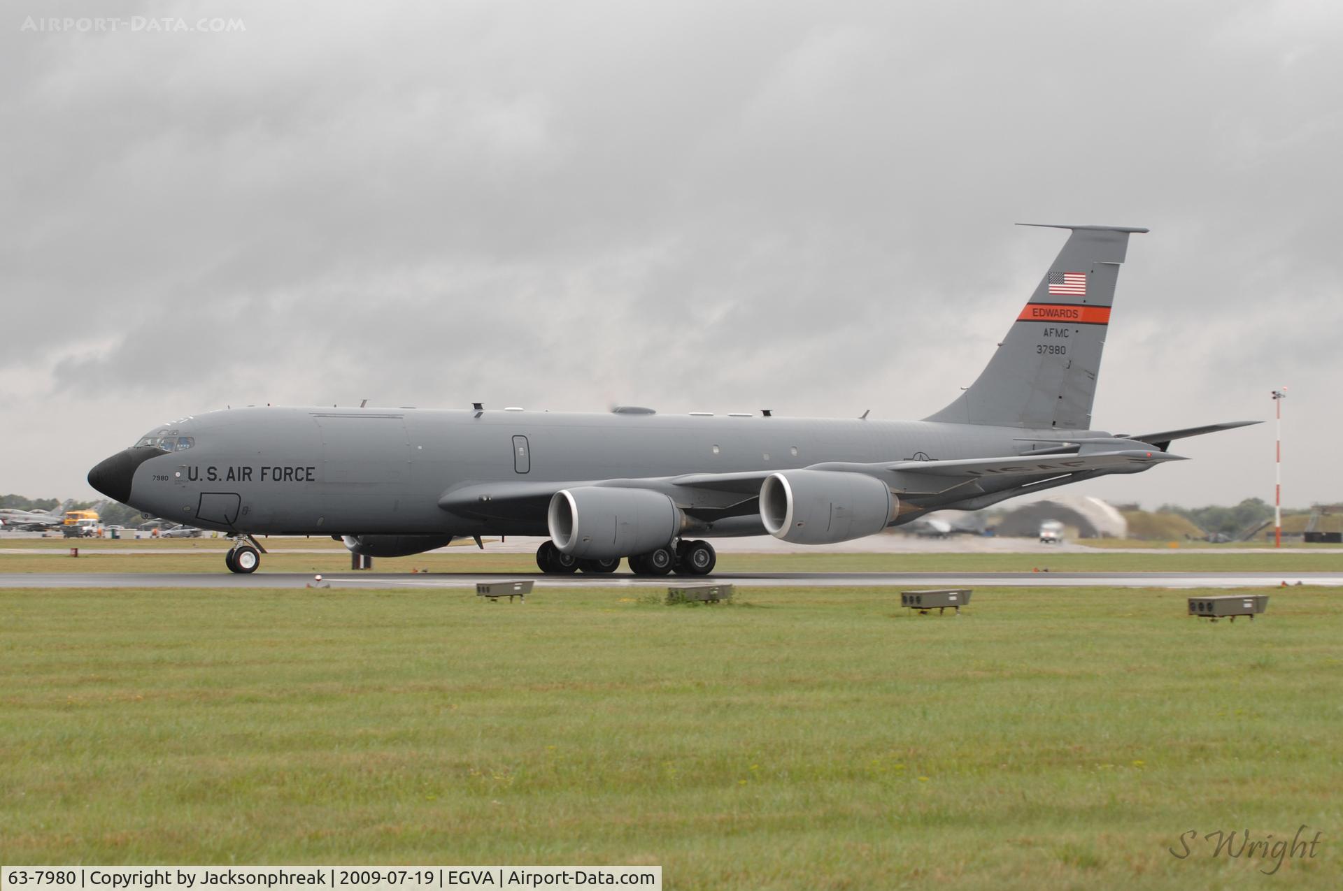 63-7980, 1963 Boeing KC-135R Stratotanker C/N 18597, RIAT 2009 RAF Fairford UK