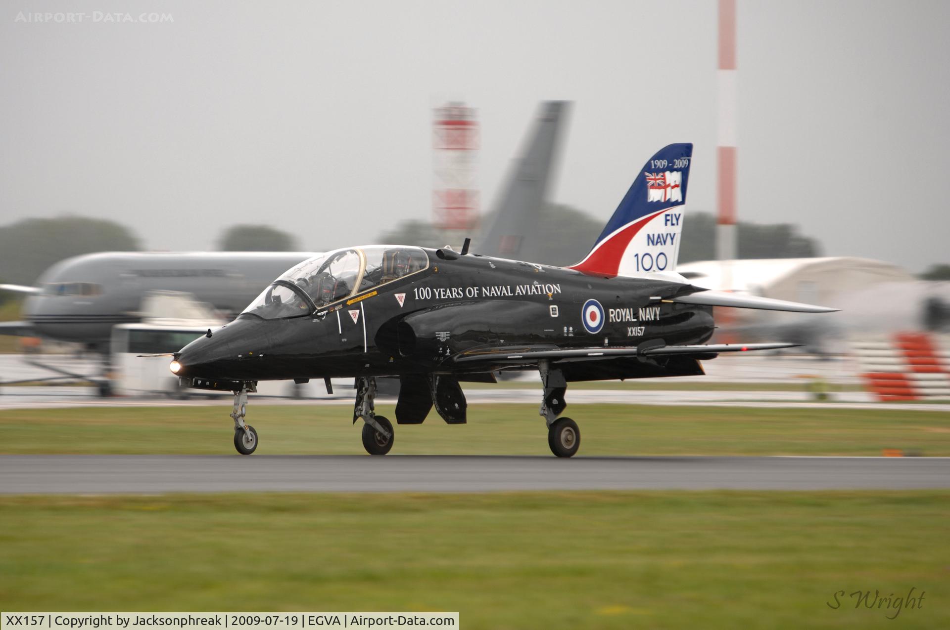 XX157, 1979 Hawker Siddeley Hawk T.1A C/N 003/312003, RIAT 2009 RAF Fairford UK