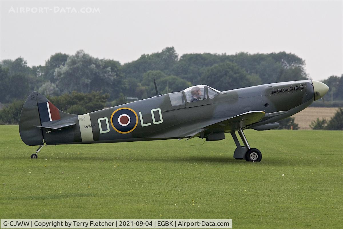 G-CJWW, 2017 Supermarine Aircraft Spitfire Mk.26 C/N LAA 324-14063, At LAA National Fly-In at Sywell