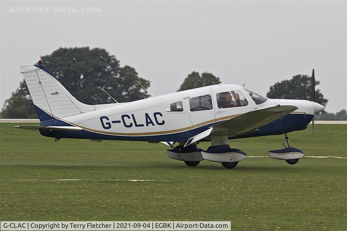G-CLAC, 1981 Piper PA-28-161 Cherokee Warrior II C/N 28-8116241, At LAA National Fly-In at Sywell