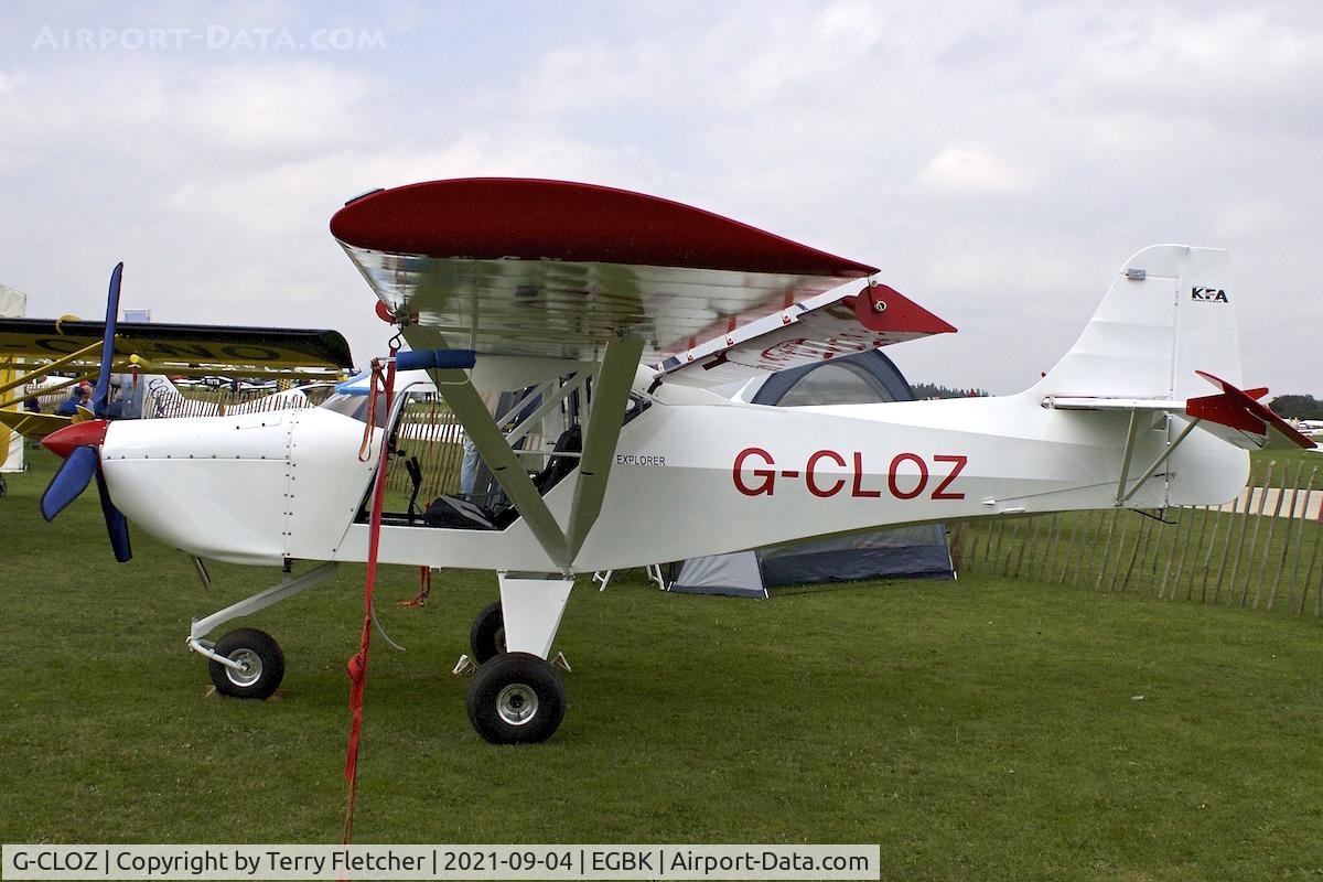 G-CLOZ, 2020 Sprite KFA Explorer C/N LAA 417-15662, At LAA National Fly-In at Sywell