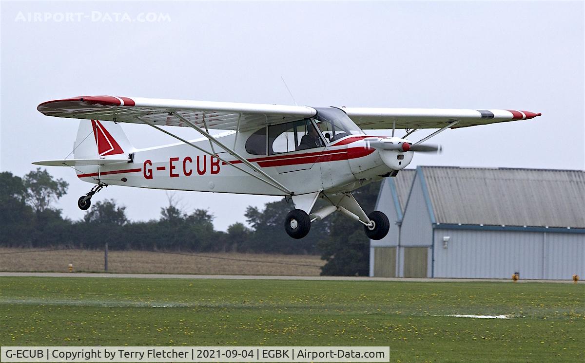 G-ECUB, 1958 Piper PA-18 Super Cub C/N 18-6279, At LAA National Fly-In at Sywell