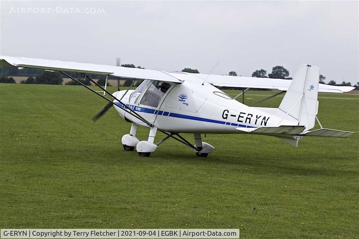 G-ERYN, 2019 Comco Ikarus C42 FB100 C/N 1911-7582, At LAA National Fly-In at Sywell