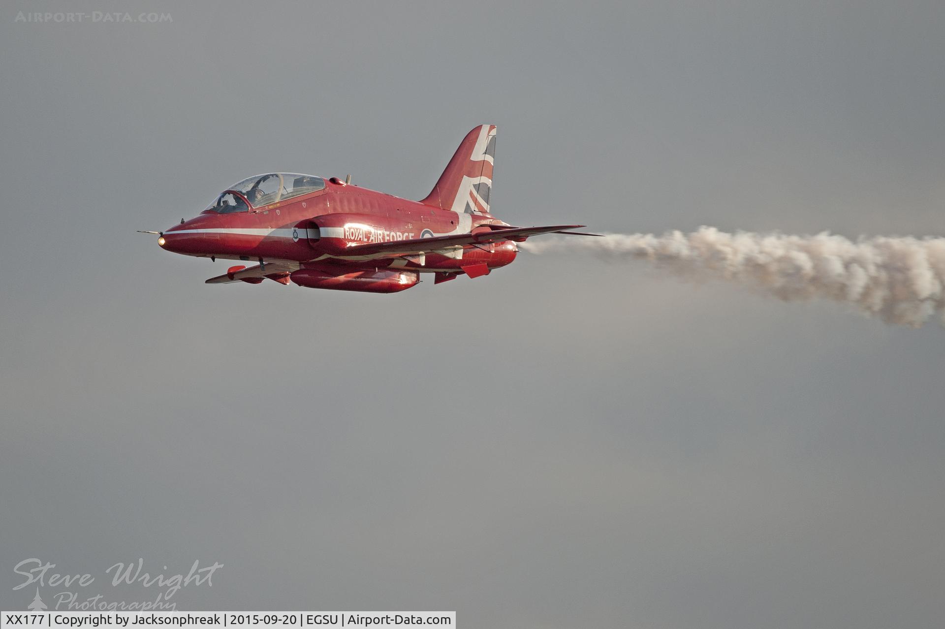 XX177, 1977 Hawker Siddeley Hawk T.1 C/N 024/312024, Duxford BoB 75th Anniversary Airshow 20-9-15