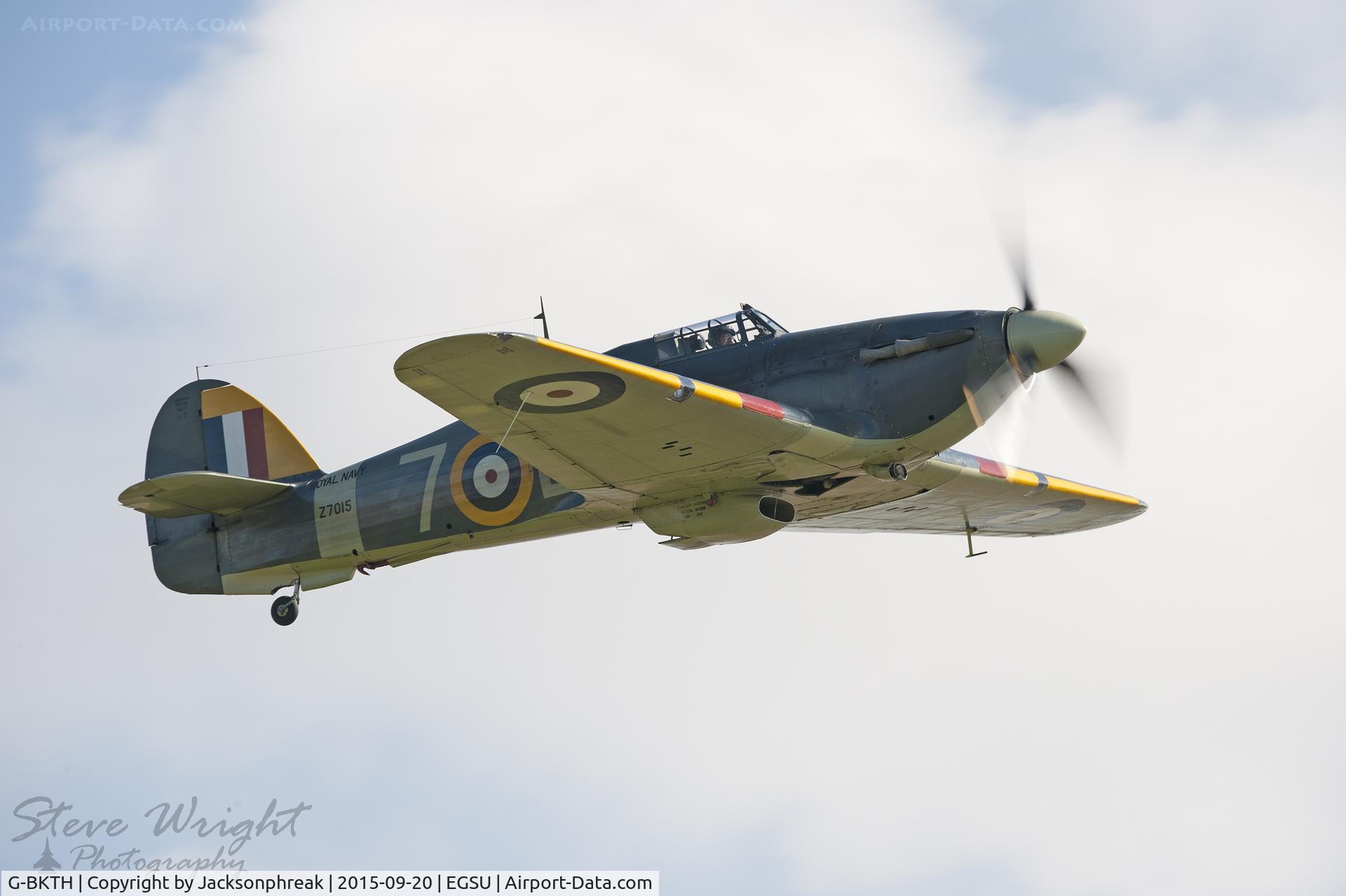 G-BKTH, 1939 Hawker (CCF) Sea Hurricane Mk1B C/N CCF/41H/4013, Duxford BoB 75th Anniversary Airshow 20-9-15