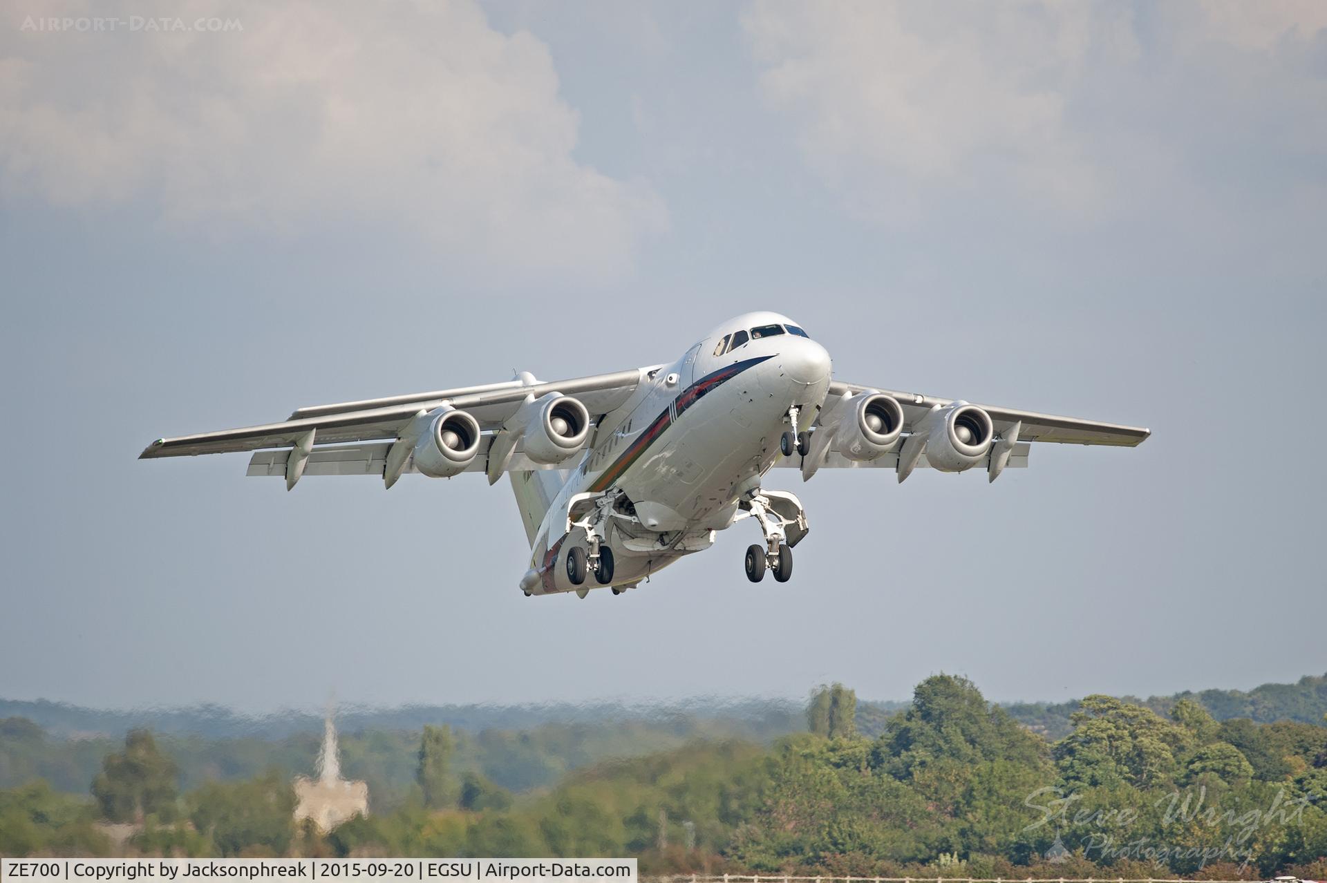 ZE700, 1984 British Aerospace BAe.146-100 CC.2 C/N E1021, Duxford BoB 75th Anniversary Airshow 20-9-15