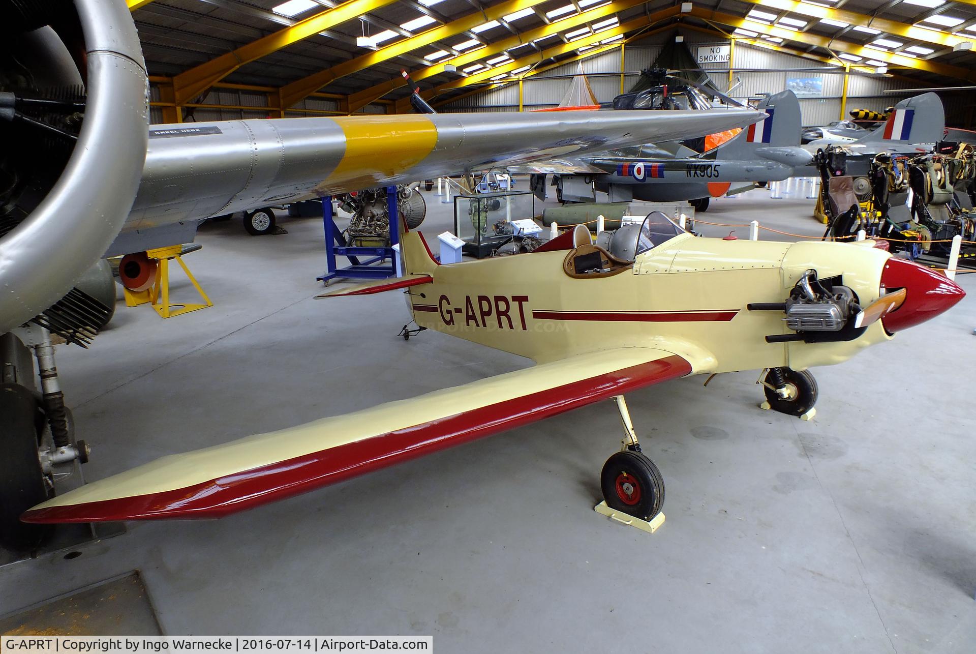 G-APRT, 1959 Taylor JT-1 Monoplane C/N PFA 537, Taylor J.T.1 Monoplane at the Newark Air Museum